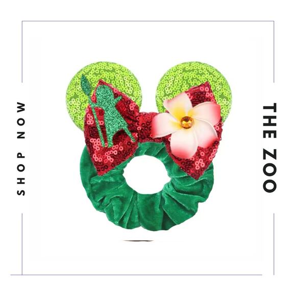 Scrunchie with Mouse Ears Moana - Picture 3 of 3